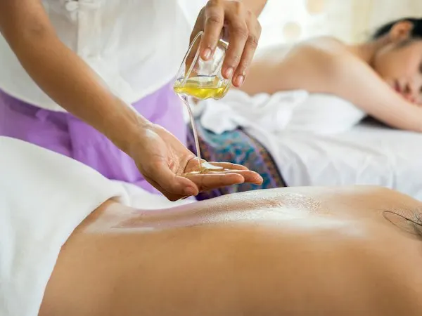 Massage therapy session at Riley Sample (Demo 2), Manchester (demo stock photo)